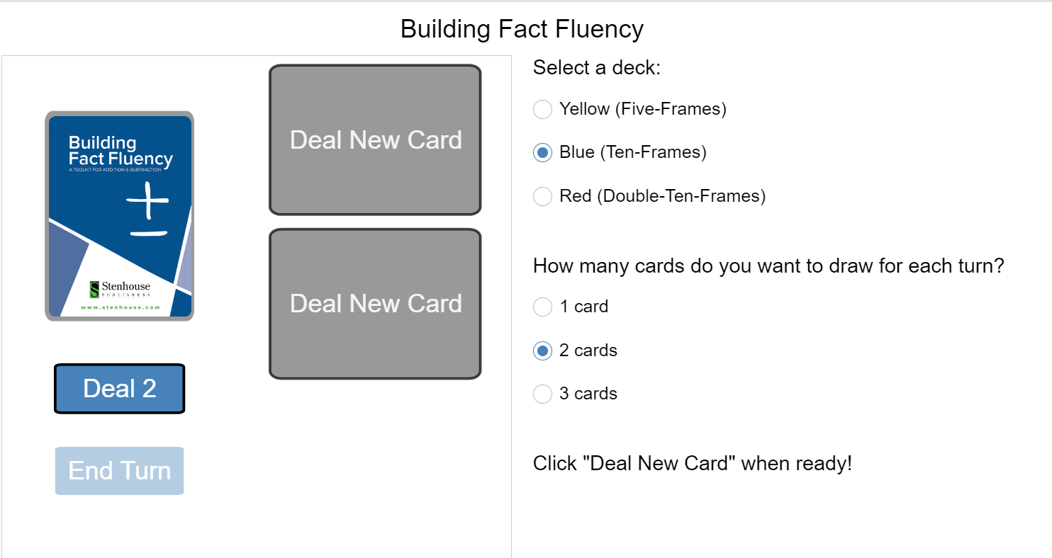 Building Fact Fluency with BFF cards